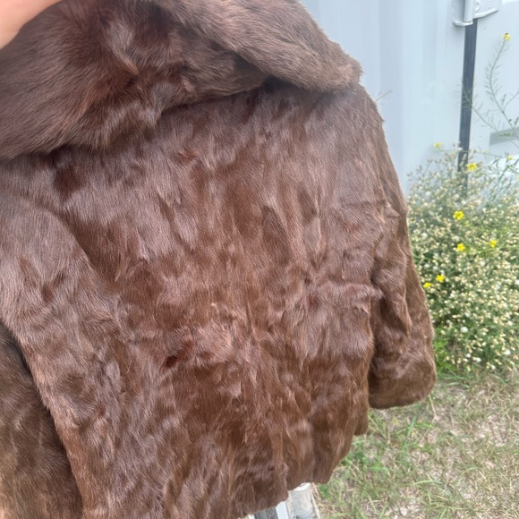 Real fur jacket dark brown - Picture 10 of 11